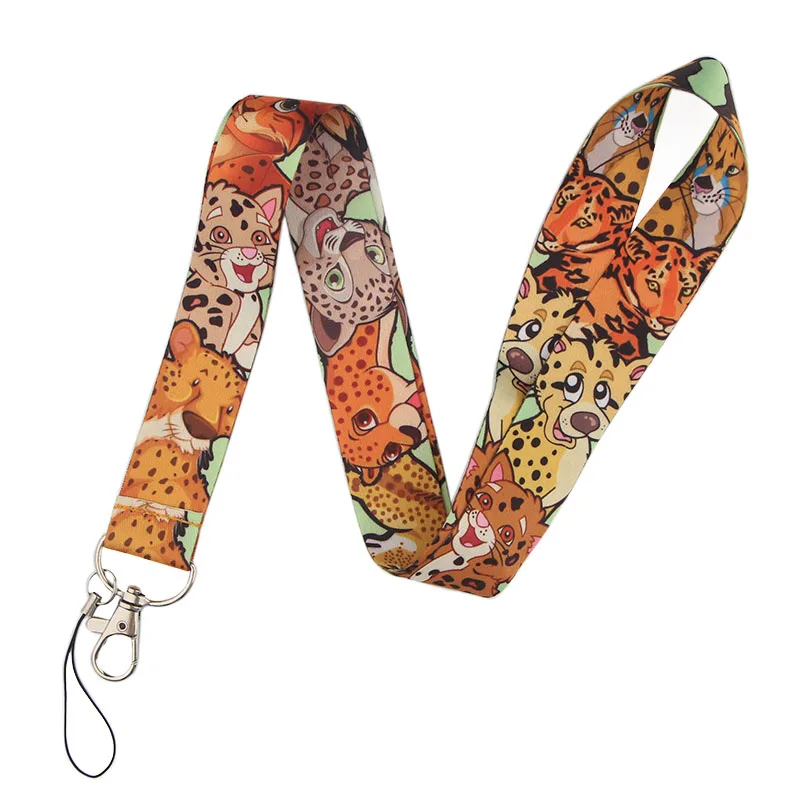 FD0115 Leopard Animal Lanyard Neck Strap Rope For Mobile Cell Phone ID Card Badge Holder With Keychain Keyring
FD0115 Leopard Animal Lanyard Neck Strap Rope For Mobile Cell Phone ID Card Badge Holder With Keychain Keyring