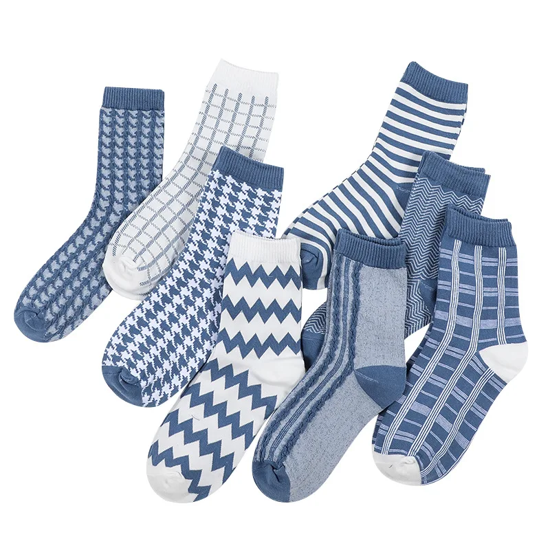 5 Pairs Autumn and Winter Japanese Kawaii Blue Plover Designer Socks College Wind Harajuku Plaid Ladies Cotton Cute Socks Woman
5 Pairs Autumn and Winter Japanese Kawaii Blue Plover Designer Socks College Wind Harajuku Plaid Ladies Cotton Cute Socks Woman