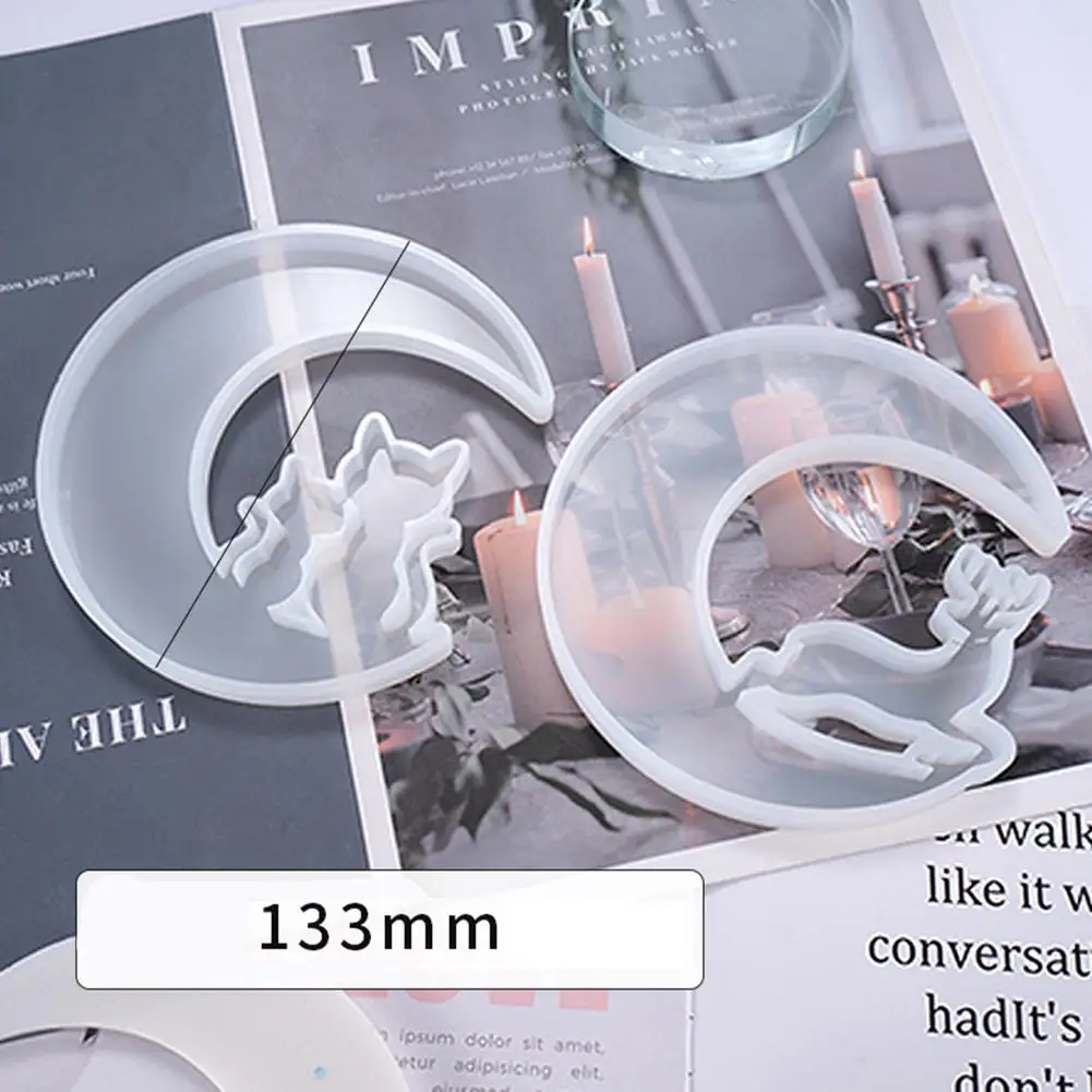 Moon Cat Pendant Silicone Mould DIY Table Ornament Crystal Epoxy Resin Mold Handmade Crafts Making Tool Home Decoration
Moon Cat Pendant Silicone Mould DIY Table Ornament Crystal Epoxy Resin Mold Handmade Crafts Making Tool Home Decoration