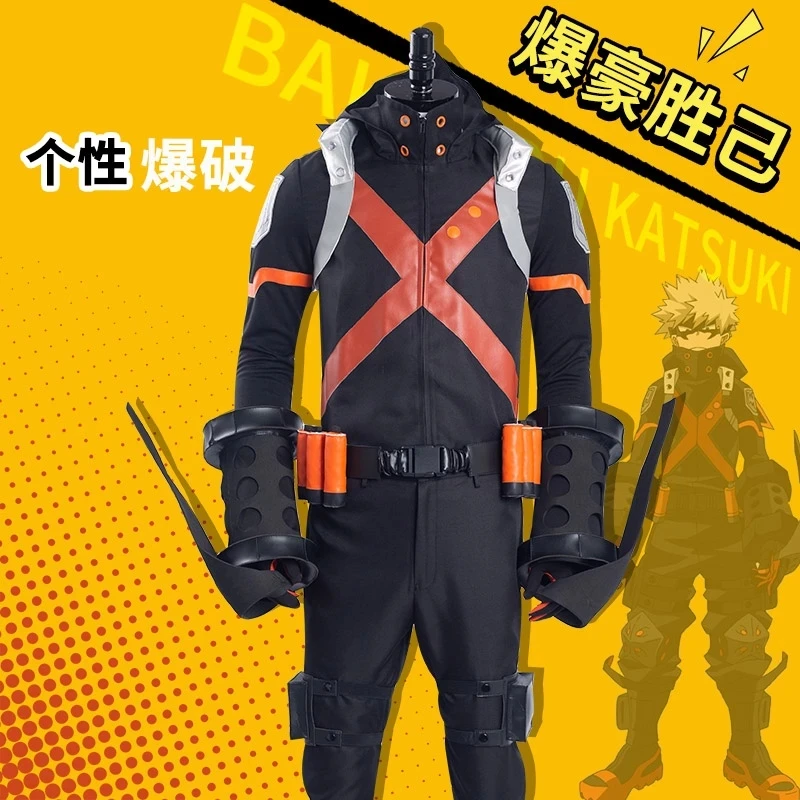 Anime My Hero Academia Bakugo Katsuki Battle Uniform Daily Dress Party Outfit Cosplay Costume Halloween Men Free Shipping 2021
Anime My Hero Academia Bakugo Katsuki Battle Uniform Daily Dress Party Outfit Cosplay Costume Halloween Men Free Shipping 2021
