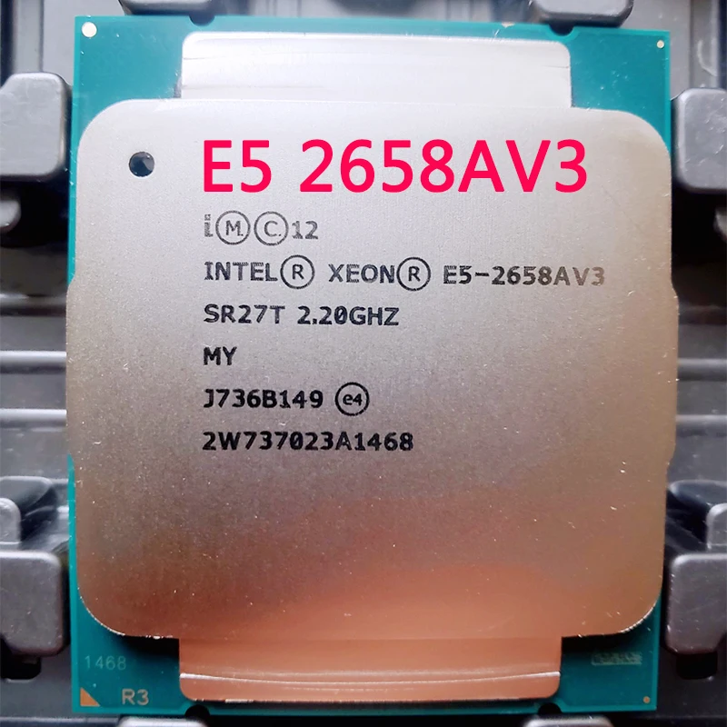 Intel Xeon-E5-2658AV3 Original, 2,20 GHZ, 12 núcleos, E5, 2658A, V3, 30MB, E5-2658V3, E5-2658A, V3, 105W, envío gratis, E5, 2658
Intel Xeon-E5-2658AV3 Original, 2,20 GHZ, 12 núcleos, E5, 2658A, V3, 30MB, E5-2658V3, E5-2658A, V3, 105W, envío gratis, E5, 2658