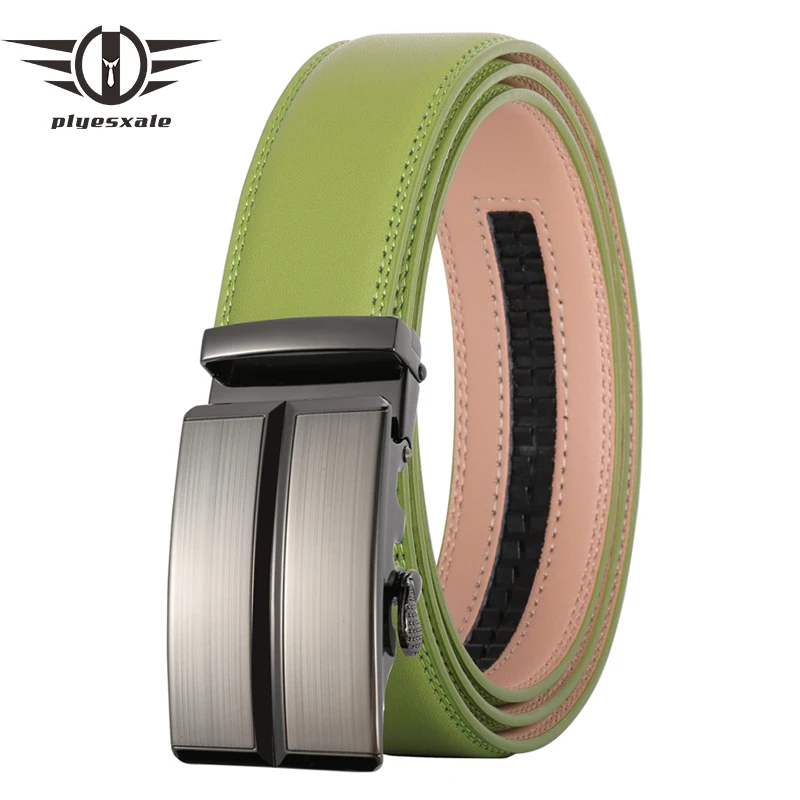 Fluorescent Green Belt For Men Automatic Buckle Cowhide Leather Men Belt Durable Top Quality Waist Straps Mens Casual Belts B829
Fluorescent Green Belt For Men Automatic Buckle Cowhide Leather Men Belt Durable Top Quality Waist Straps Mens Casual Belts B829