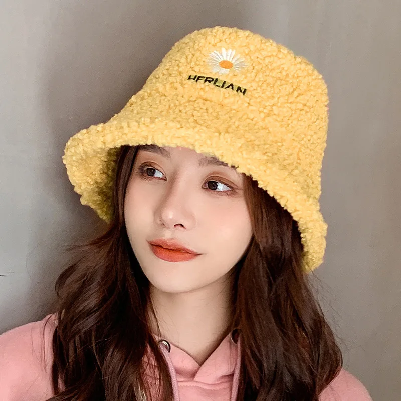 Faux Fur Flat Bucket Fisherman Hat Women Winter Soft Warm Thick Woolen Female Fishing Caps Outdoor 2020 New gorras bone feminino
Faux Fur Flat Bucket Fisherman Hat Women Winter Soft Warm Thick Woolen Female Fishing Caps Outdoor 2020 New gorras bone feminino