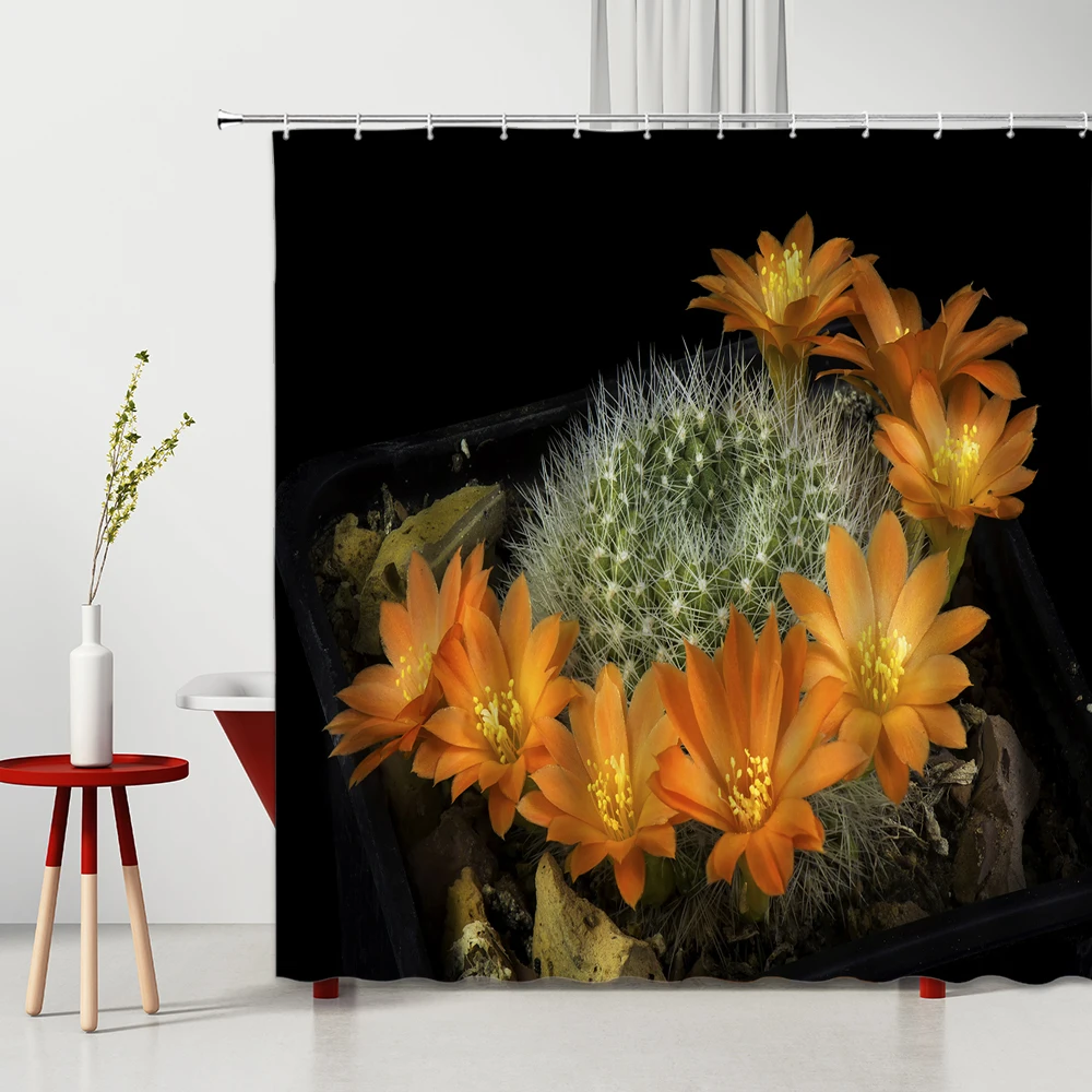 Cactus Shower Curtain Black White Plant Flower Bathroom Decor Washable Cloth Home Supplies Bath Accessories With Hooks Curtains
Cactus Shower Curtain Black White Plant Flower Bathroom Decor Washable Cloth Home Supplies Bath Accessories With Hooks Curtains