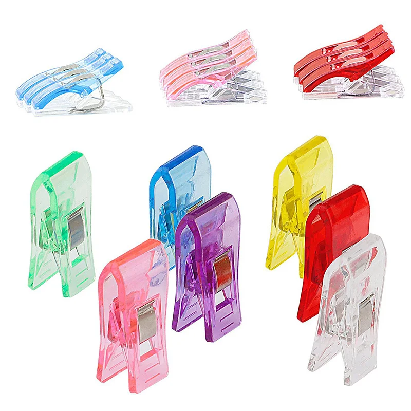 Durability Plastic Clips Convenient Quilt Tools Patchwork Sewing Accessory Edge Clip 10 Pcs 3.3*1.8cm Multifunction Plastic Grip
Durability Plastic Clips Convenient Quilt Tools Patchwork Sewing Accessory Edge Clip 10 Pcs 3.3*1.8cm Multifunction Plastic Grip