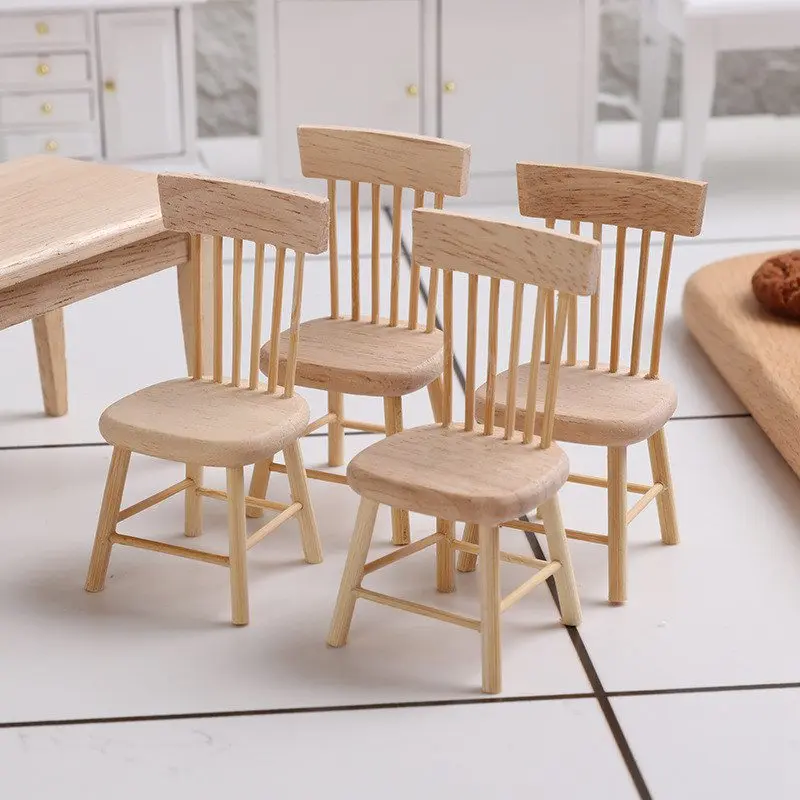 Set High Quality Dining Table Chair Dollhouse Miniature 1Set Model 1:12 Furniture Toy Wooden
Set High Quality Dining Table Chair Dollhouse Miniature 1Set Model 1:12 Furniture Toy Wooden