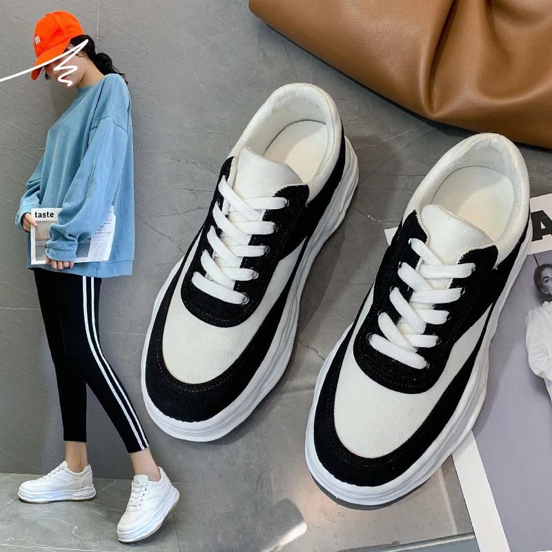 2021 new flat-bottom lace-up casual sports shoes women's sneakers Korean style four seasons women's single shoes trend
2021 new flat-bottom lace-up casual sports shoes women's sneakers Korean style four seasons women's single shoes trend