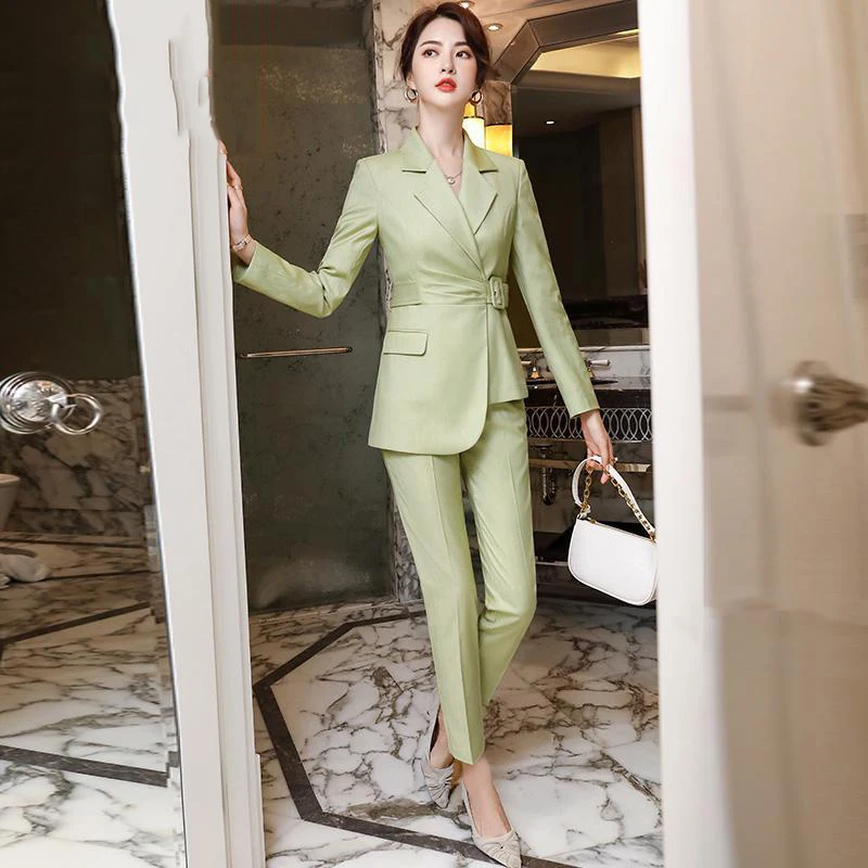 Women 2021 Autumn Winter Fashion Blazer Suits Female Long Sleeve Blazers Pants Suit Office Ladies Elegant Two-piece Sets A235 
Women 2021 Autumn Winter Fashion Blazer Suits Female Long Sleeve Blazers Pants Suit Office Ladies Elegant Two-piece Sets A235