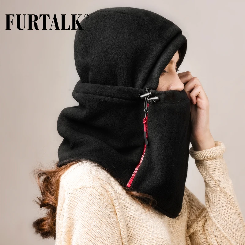Шапка-Балаклава FURTALK, зимняя флисовая вязаная шапочка для мужчин, женщин, мужчин, теплая маска для лица, детские шапки 
Шапка-Балаклава FURTALK, зимняя флисовая вязаная шапочка для мужчин, женщин, мужчин, теплая маска для лица, детские шапки