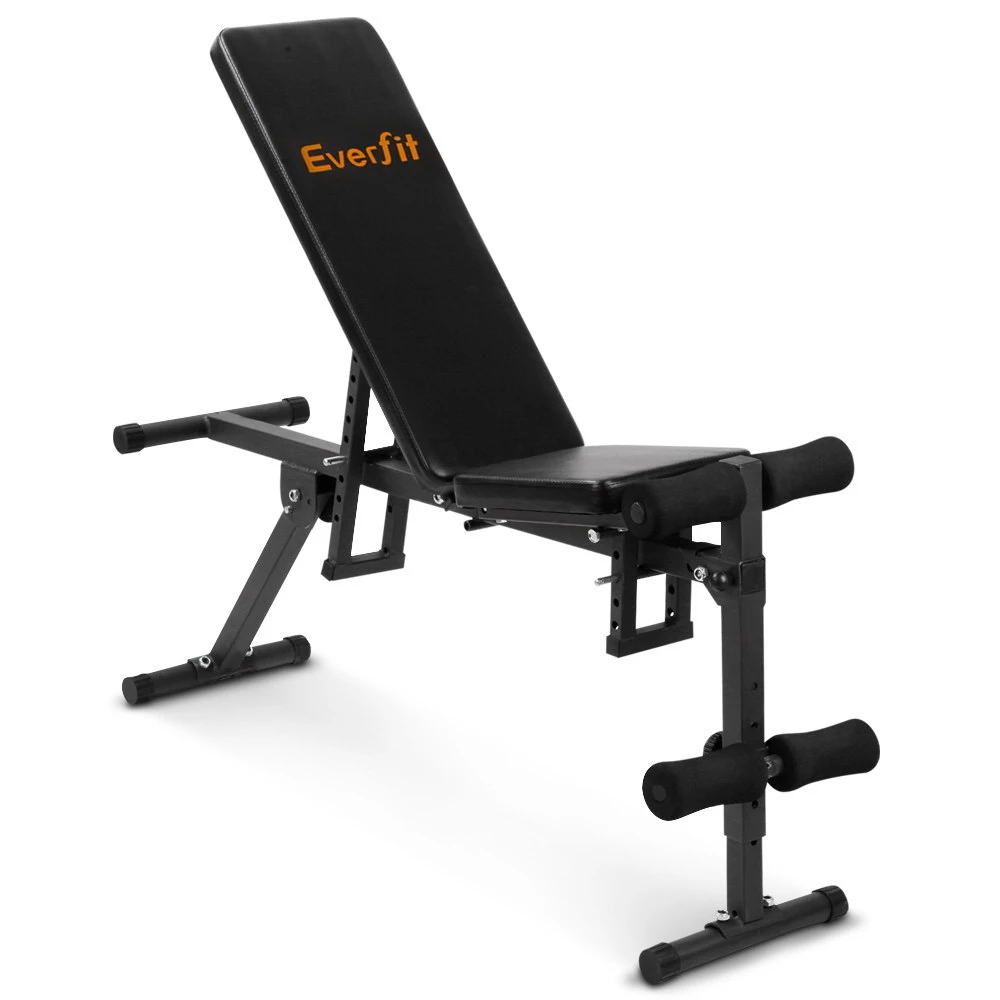 Everfit Регулируемая МР силовая скамья плоское наклонное оборудование для