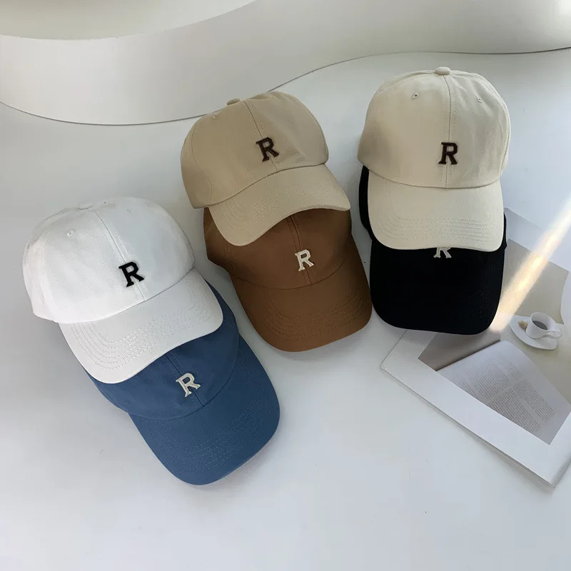 Fashion Contracted Design Color Embroidered R Baseball Cap Four Seasons Outdoor Unisex Adjustable Wide Brim Cap
Fashion Contracted Design Color Embroidered R Baseball Cap Four Seasons Outdoor Unisex Adjustable Wide Brim Cap