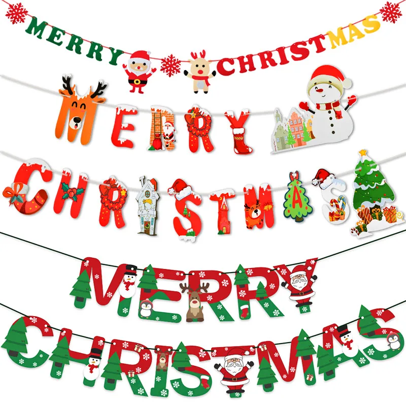 1Pc Merry Christmas Paper Banner Decoration Santa Snowflake Bunting For Home Ornaments Happy New Year Gift 2021 Xmas Navidad
1Pc Merry Christmas Paper Banner Decoration Santa Snowflake Bunting For Home Ornaments Happy New Year Gift 2021 Xmas Navidad
