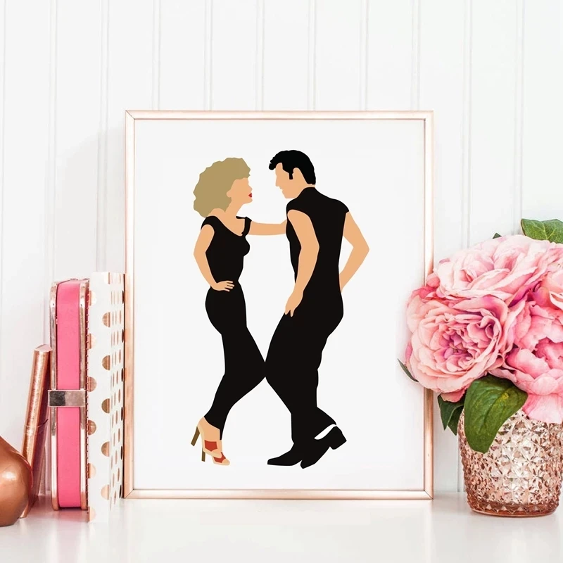 Grease Olivia Newton John and John Travolta Canvas Prints THE Movie Grease Sing A Long Vintage Poster Painting Home Wall Decor
Grease Olivia Newton John and John Travolta Canvas Prints THE Movie Grease Sing A Long Vintage Poster Painting Home Wall Decor