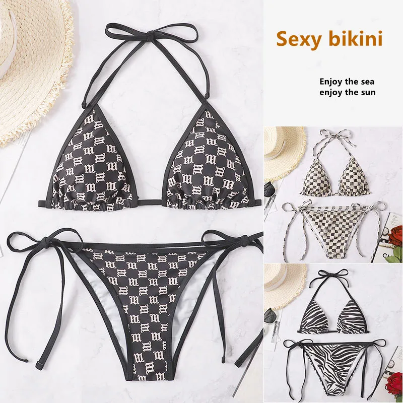 2022 Summer Sexy Women Bikini Push-up Bra Two Piece Swimsuit Fashion Grid Print Beach Swimsuit YZW013
2022 Summer Sexy Women Bikini Push-up Bra Two Piece Swimsuit Fashion Grid Print Beach Swimsuit YZW013