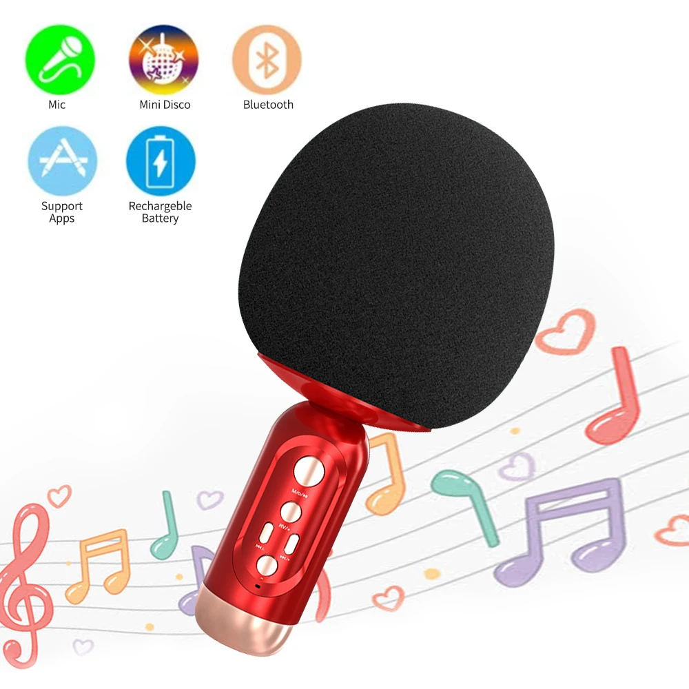 Big Egg Wireless Karaoke Microphone Bluetooth Micro-phone Wireless Professional Mic For YouTube Live Integrated Audio Microphone
Big Egg Wireless Karaoke Microphone Bluetooth Micro-phone Wireless Professional Mic For YouTube Live Integrated Audio Microphone