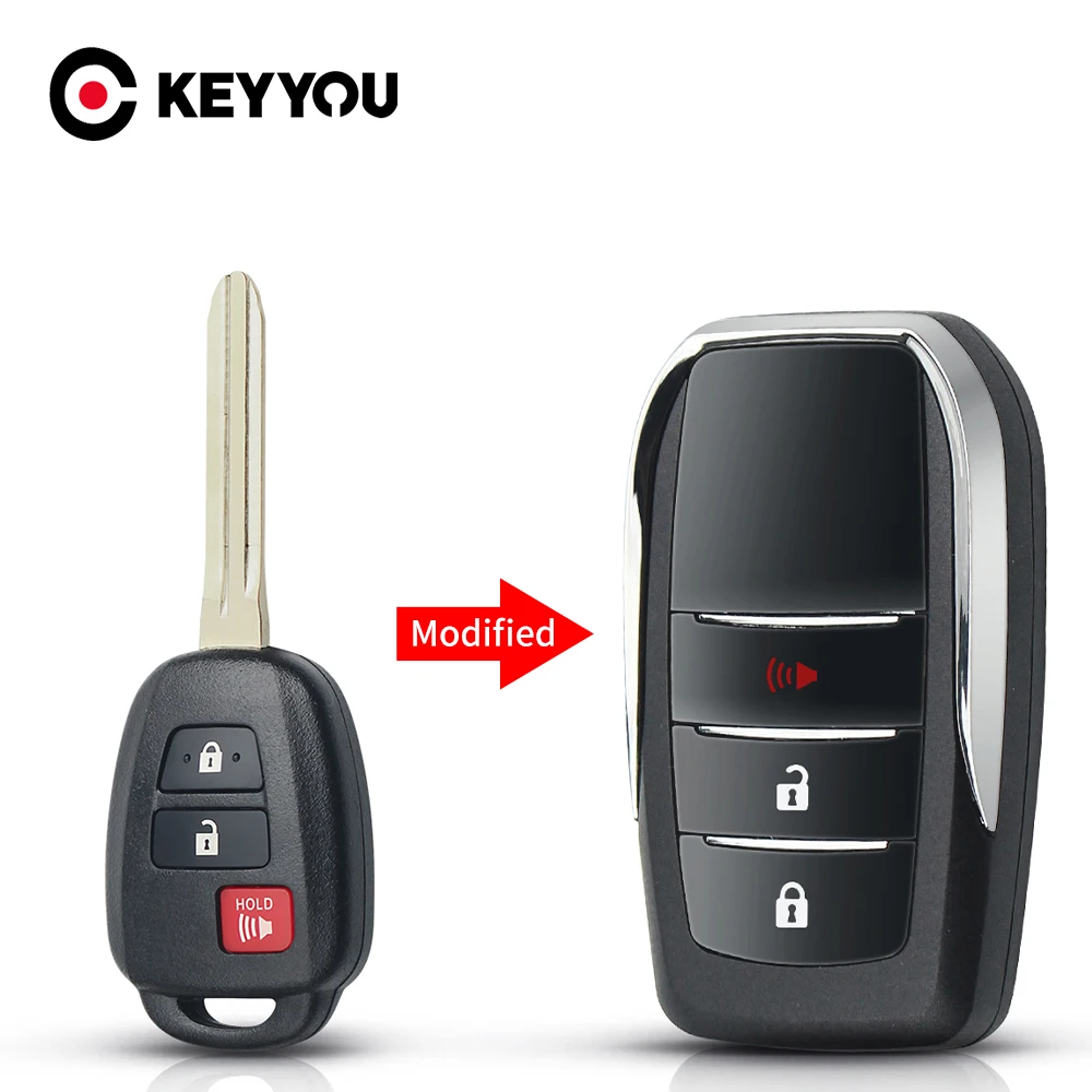 KEYYOU 2 + 1 Btn для Toyota модифицированный чехол для автомобильного ключа дистанционного управления для Toyota CAMRY Corolla YARIS Vios Prado TOY43 чехол для замены
KEYYOU 2 + 1 Btn для Toyota модифицированный чехол для автомобильного ключа дистанционного управления для Toyota CAMRY Corolla YARIS Vios Prado TOY43 чехол для замены