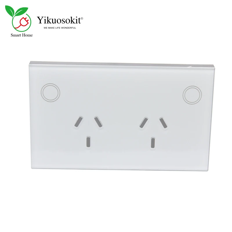Hot Selling Intelligent Austrilian Plug 2 Way Smart Home Kitchen Wall Socket White Black Wall Socket
Hot Selling Intelligent Austrilian Plug 2 Way Smart Home Kitchen Wall Socket White Black Wall Socket