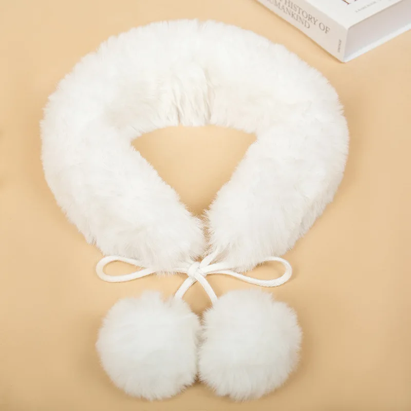 Kawaii Chinese style lovely girl Hanfu fur collar imitation fur scarf winter students warm cold scarf hair ball accessories tide
Kawaii Chinese style lovely girl Hanfu fur collar imitation fur scarf winter students warm cold scarf hair ball accessories tide