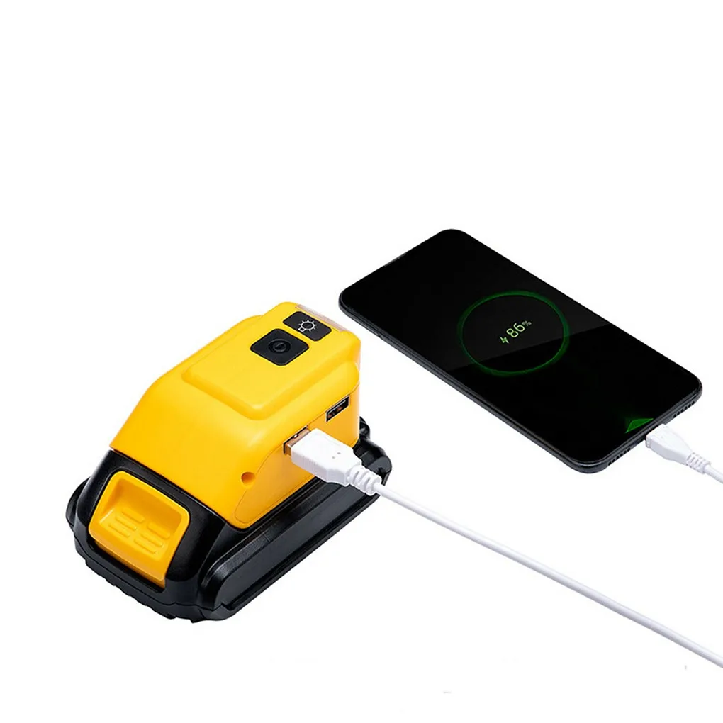LED Lamp Work Light Torches For For Dewalt 14.4V To 20V MAX XR Li-on Battery Emergency Outdoor Lighting Dual USB Power Source
LED Lamp Work Light Torches For For Dewalt 14.4V To 20V MAX XR Li-on Battery Emergency Outdoor Lighting Dual USB Power Source