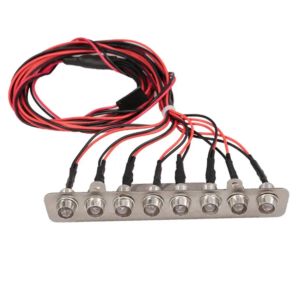 1/7 Short Truck LED Tail Light Metal 8 LEDs Rear Light Bulb Remote Control Car Accessories High Performance Parts
1/7 Short Truck LED Tail Light Metal 8 LEDs Rear Light Bulb Remote Control Car Accessories High Performance Parts