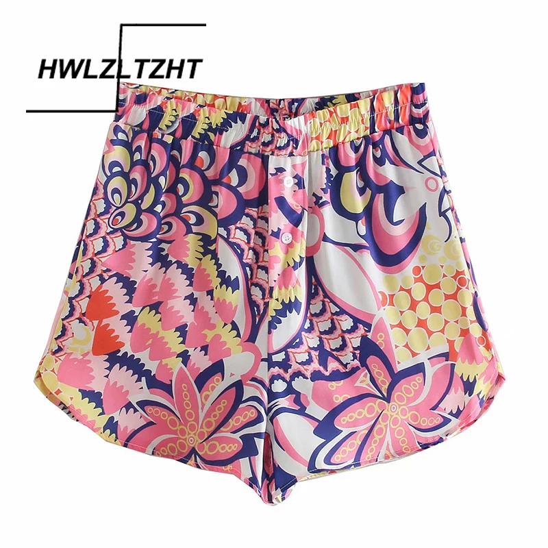 Шорты HWLZLTZHT женские с эластичным поясом, повседневные Модные с винтажным принтом, с завышенной талией, одежда на лето, 2021
Шорты HWLZLTZHT женские с эластичным поясом, повседневные Модные с винтажным принтом, с завышенной талией, одежда на лето, 2021