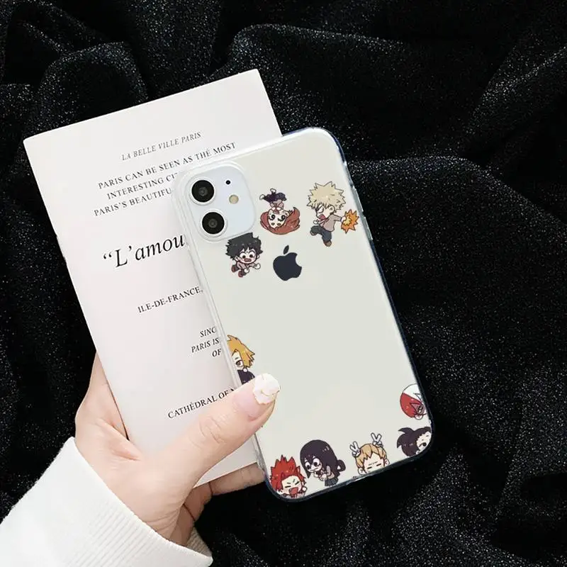 My hero academia Transparent for iPhone 6 7 8 11 12 s mini pro X XS XR MAX Plus cover funda shell
My hero academia Transparent for iPhone 6 7 8 11 12 s mini pro X XS XR MAX Plus cover funda shell