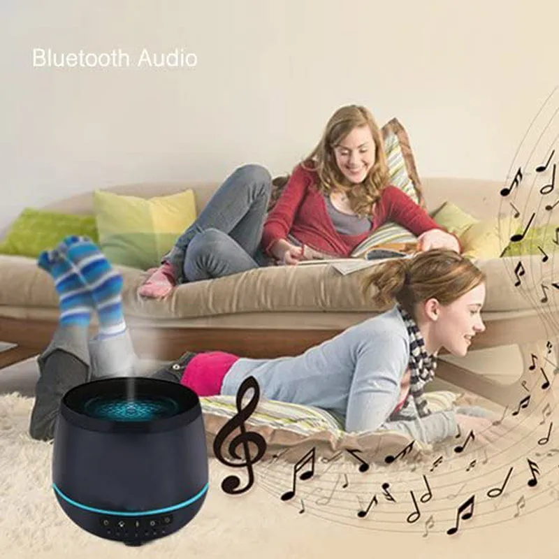 Bluetooth Speaker Essential Oil Diffuser for Large Room - Quiet and Safe - 200ml Water Tank, Water-Proof Wind Channel System
Bluetooth Speaker Essential Oil Diffuser for Large Room - Quiet and Safe - 200ml Water Tank, Water-Proof Wind Channel System