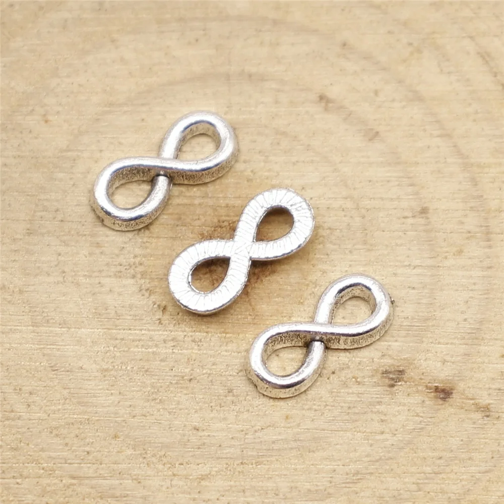 40pcs Diy Earrings Jewelry Accessories 12x5mm Infinity Connector Charms Zinc Alloy Antique Silver Color
40pcs Diy Earrings Jewelry Accessories 12x5mm Infinity Connector Charms Zinc Alloy Antique Silver Color