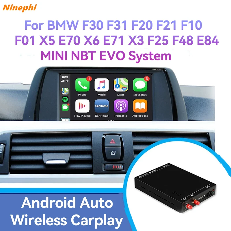 Беспроводной Carplay Android авто для BMW MINI NBT EVO система Mirror Link адаптер USB для изменения экрана Android автомобильный Carplay2air
Беспроводной Carplay Android авто для BMW MINI NBT EVO система Mirror Link адаптер USB для изменения экрана Android автомобильный Carplay2air