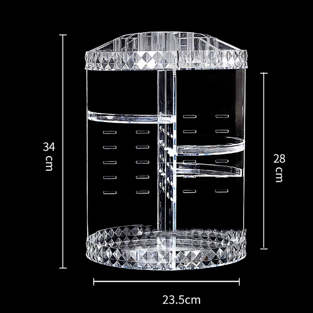 360-degree Rotating Makeup Box Transparent Storage Box Cosmetic Jewelry Makeup Organizer Home Storage
360-degree Rotating Makeup Box Transparent Storage Box Cosmetic Jewelry Makeup Organizer Home Storage