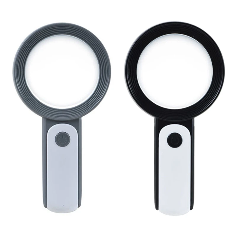 H7JB 18 Led Lights Cold and Warm Light Handheld Magnifier Reading Magnifying Glass Lens Jewelry Loupe for Senior Reading
H7JB 18 Led Lights Cold and Warm Light Handheld Magnifier Reading Magnifying Glass Lens Jewelry Loupe for Senior Reading