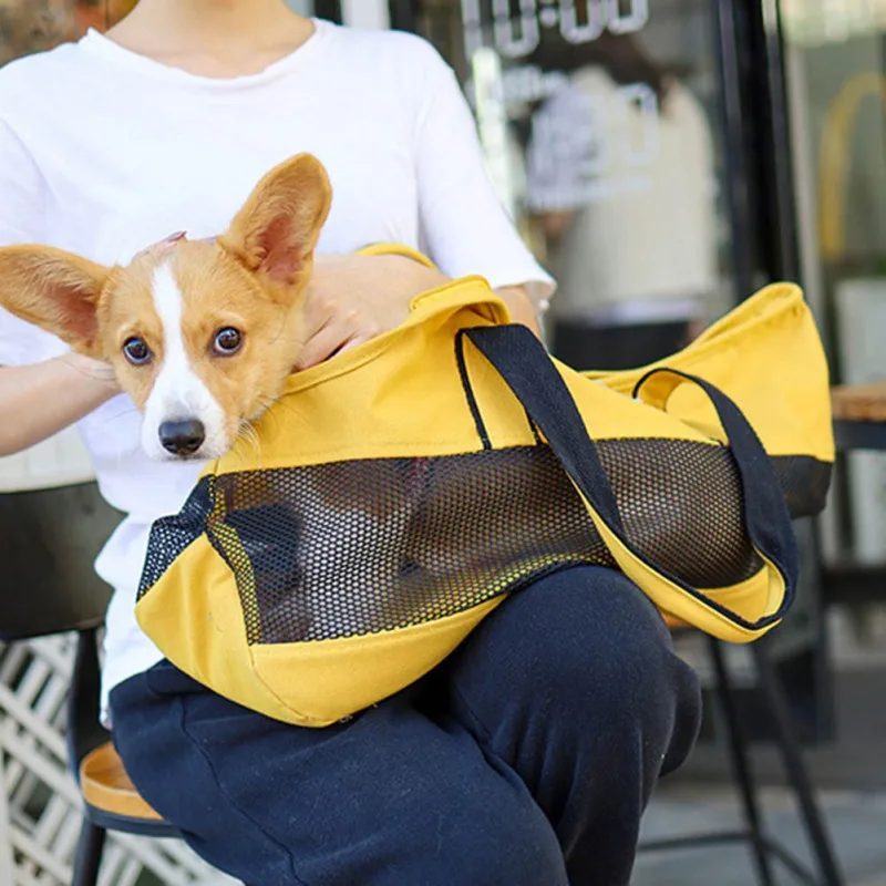 Simple Fresh Polyester Cotton Large Mesh Breathable Comfortable Pet Portable Handbag Out Breathable Cat Cloth Bag Outdoor
Simple Fresh Polyester Cotton Large Mesh Breathable Comfortable Pet Portable Handbag Out Breathable Cat Cloth Bag Outdoor