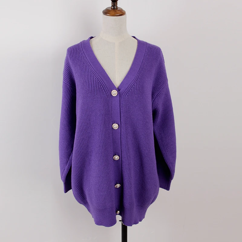 MEIYANGYOUNG V-neck Lantern Sleeve Cardigan Women Knitted Basic Oversize Sweater Autumn Winter Female Cardigan Ladies Jumpers
MEIYANGYOUNG V-neck Lantern Sleeve Cardigan Women Knitted Basic Oversize Sweater Autumn Winter Female Cardigan Ladies Jumpers
