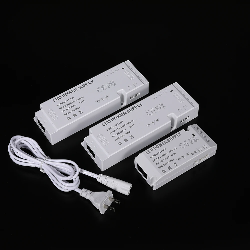 12W / 24W / 36w60w cabinet lamp power supply 12v5a constant voltage LED driving power supply SUSWE
12W / 24W / 36w60w cabinet lamp power supply 12v5a constant voltage LED driving power supply SUSWE
