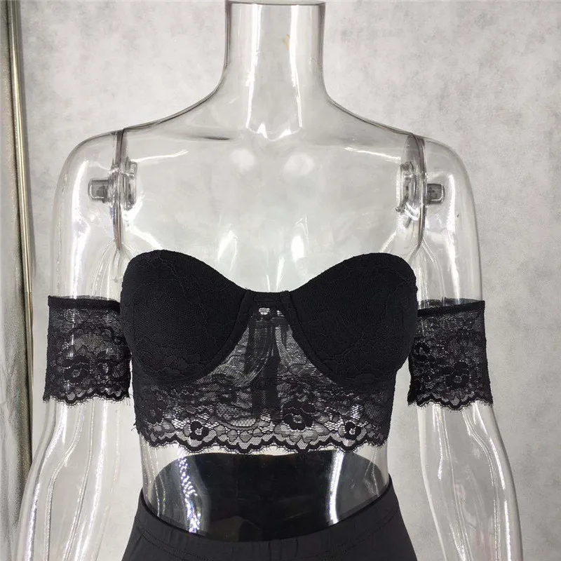 Sexy Black Lace Two Piece Set Summer Clothes for Women Strapless Crop Top and Shorts Suit Club Outfits 2 Piece Matching Sets
Sexy Black Lace Two Piece Set Summer Clothes for Women Strapless Crop Top and Shorts Suit Club Outfits 2 Piece Matching Sets