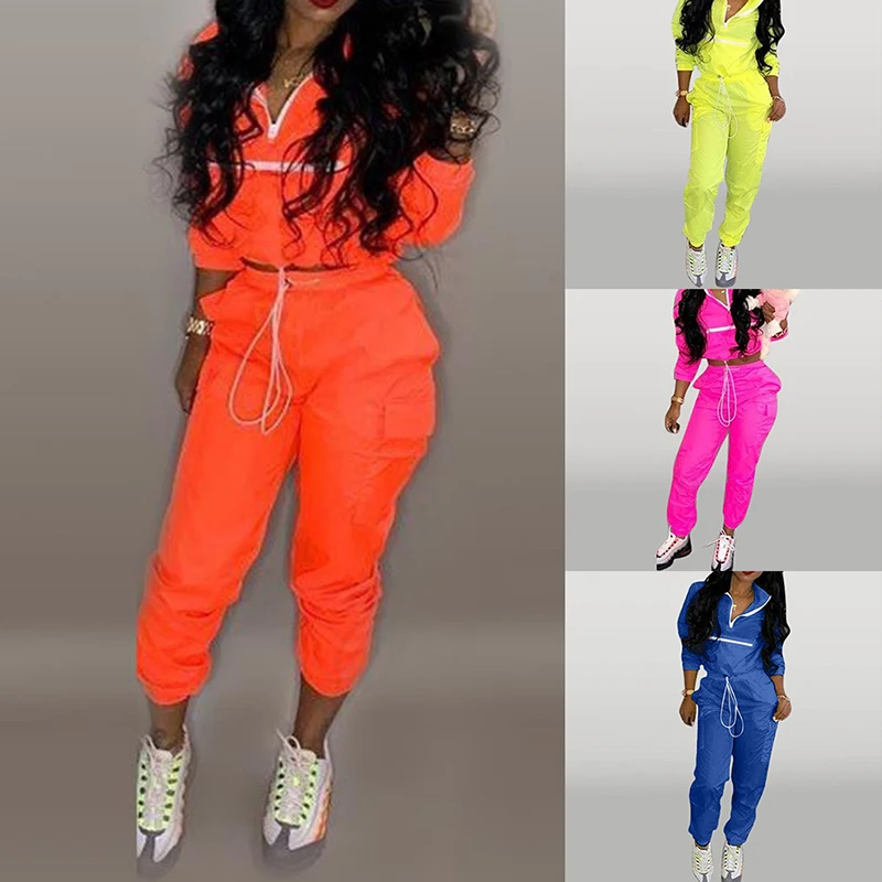 2021 Women Zip Up Neck Long Sleeve Short Trench Safari Long Pants Suits Two Pieces Set Sporting Tracksuit Outfit
2021 Women Zip Up Neck Long Sleeve Short Trench Safari Long Pants Suits Two Pieces Set Sporting Tracksuit Outfit