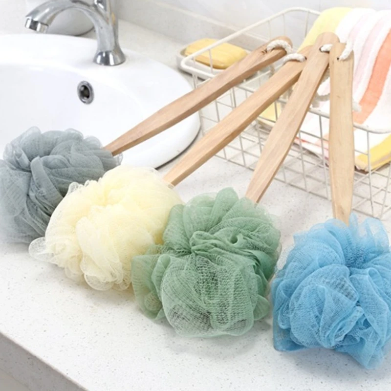 2 Pcs Long Wooden Handle Shower Brush Bath Sponge Massage For Women Men Hanging Mesh Body Scrubber Back Exfoliation Skin Cleaner
2 Pcs Long Wooden Handle Shower Brush Bath Sponge Massage For Women Men Hanging Mesh Body Scrubber Back Exfoliation Skin Cleaner
