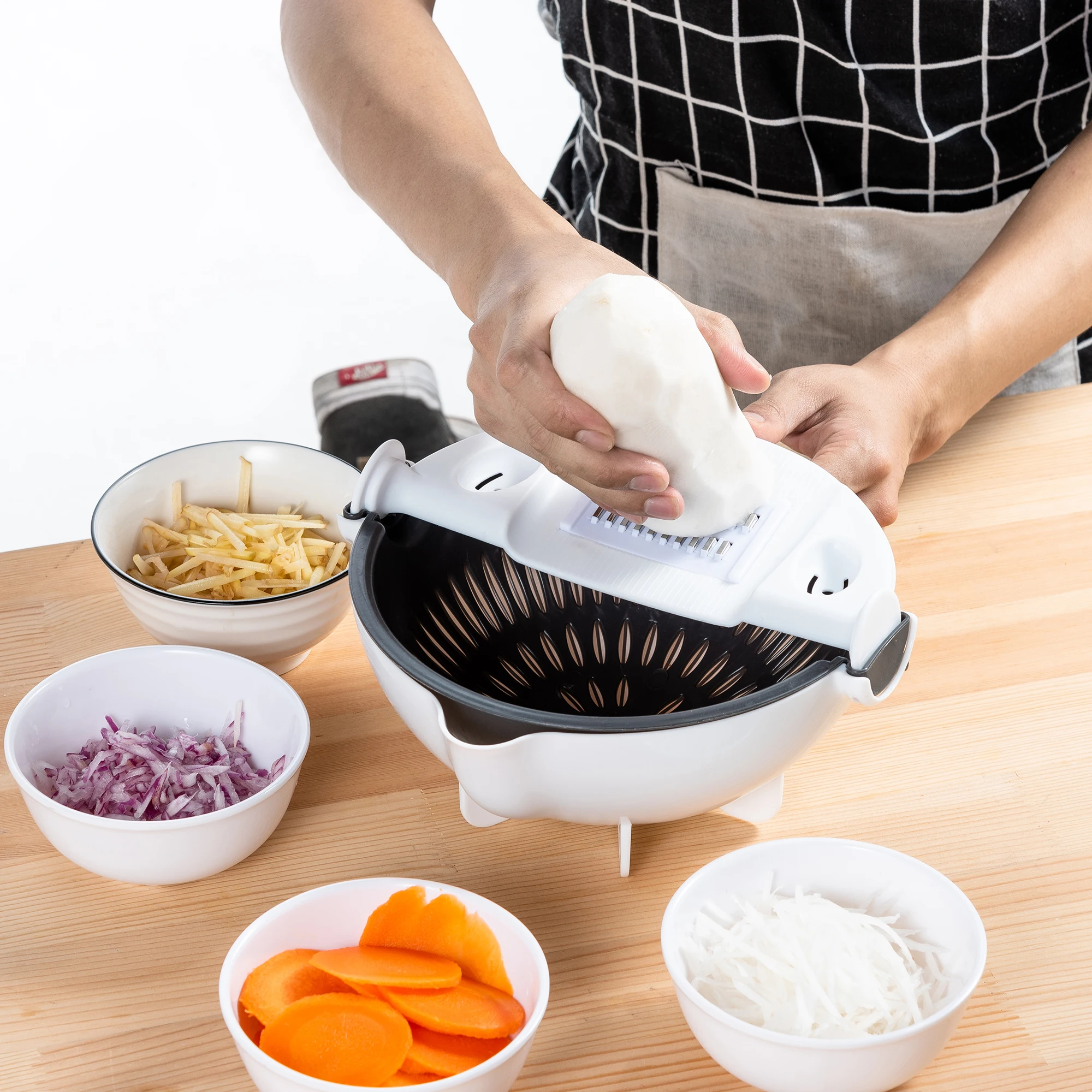 Round Shape Multifunctional Vegetable Cutter Slicer Potato Peeler Kitchen Tools Radish Onion Grater Kitchen Accessories Tools
Round Shape Multifunctional Vegetable Cutter Slicer Potato Peeler Kitchen Tools Radish Onion Grater Kitchen Accessories Tools