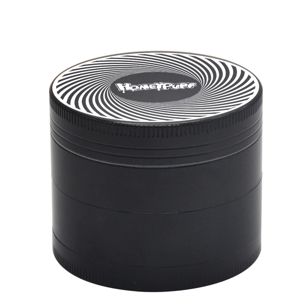 HONEYPUFF NEW Desgin Zinc Alloy Metal Black Tobacco Herb Grinder 2.0 Inches 4 Piece Herbal Grinders Smoke Miller
HONEYPUFF NEW Desgin Zinc Alloy Metal Black Tobacco Herb Grinder 2.0 Inches 4 Piece Herbal Grinders Smoke Miller