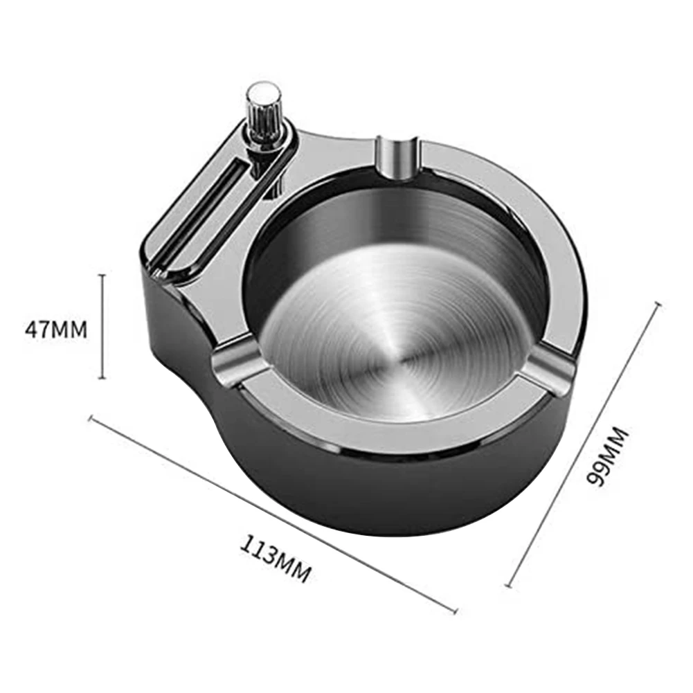 Retro Metal High Texture Ashtray Smokeless Cigar Ashtray With Flint Kerosene Lighter Gadget Portable Office Desktop Decoration
Retro Metal High Texture Ashtray Smokeless Cigar Ashtray With Flint Kerosene Lighter Gadget Portable Office Desktop Decoration