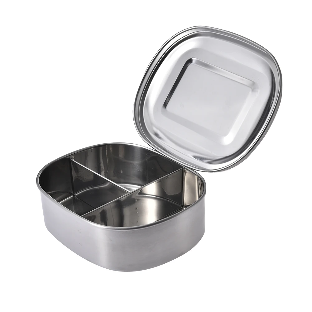 Stainless Stell Lunch Box 2/3Compartments Bento Box Food Container Set Can Be Used For Office Lunches Picnics And Storage
Stainless Stell Lunch Box 2/3Compartments Bento Box Food Container Set Can Be Used For Office Lunches Picnics And Storage