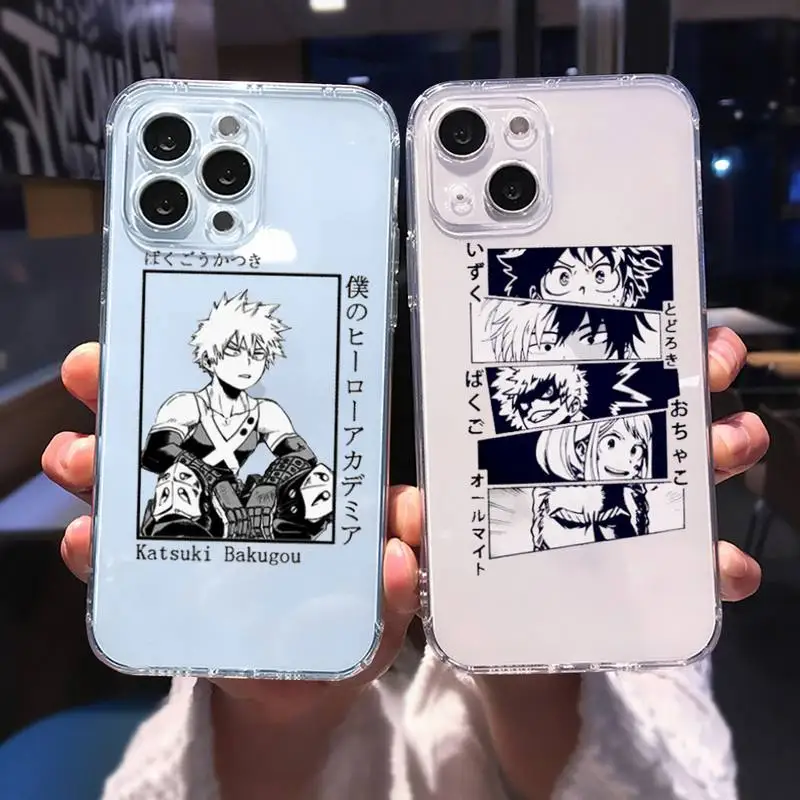 My Hero Academia Phone Case For iphone 13 12 11 8 7 plus mini x xs xr pro max Transparent soft
My Hero Academia Phone Case For iphone 13 12 11 8 7 plus mini x xs xr pro max Transparent soft