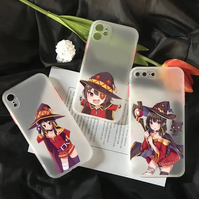 Konosuba Megumin anime Phone Case matte transparent For iphone 7 8 11 12 plus mini x xs xr pro max cover
Konosuba Megumin anime Phone Case matte transparent For iphone 7 8 11 12 plus mini x xs xr pro max cover