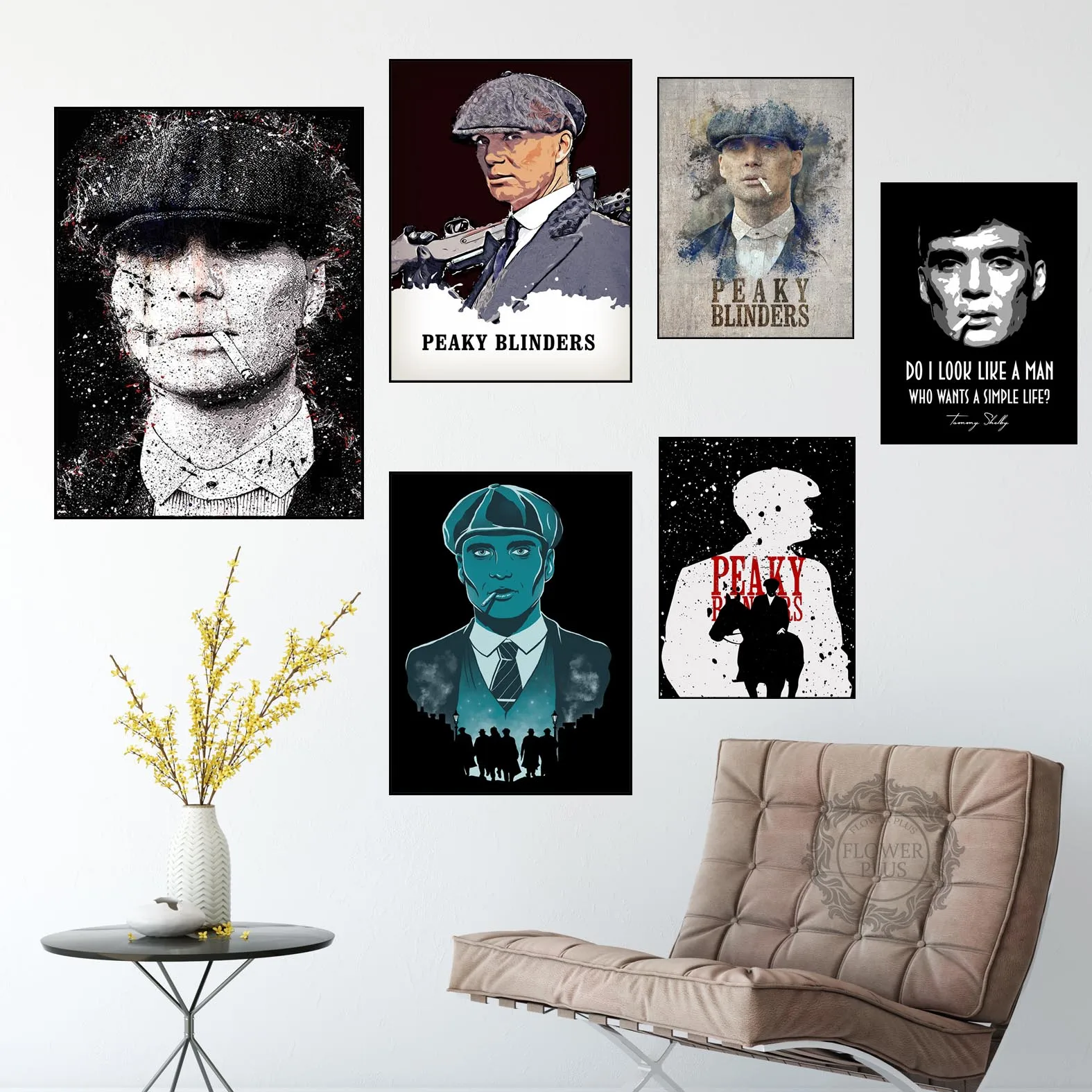 Настенная Картина на холсте Peaky Blinders Shelby Fan постеры и принты для домашнего