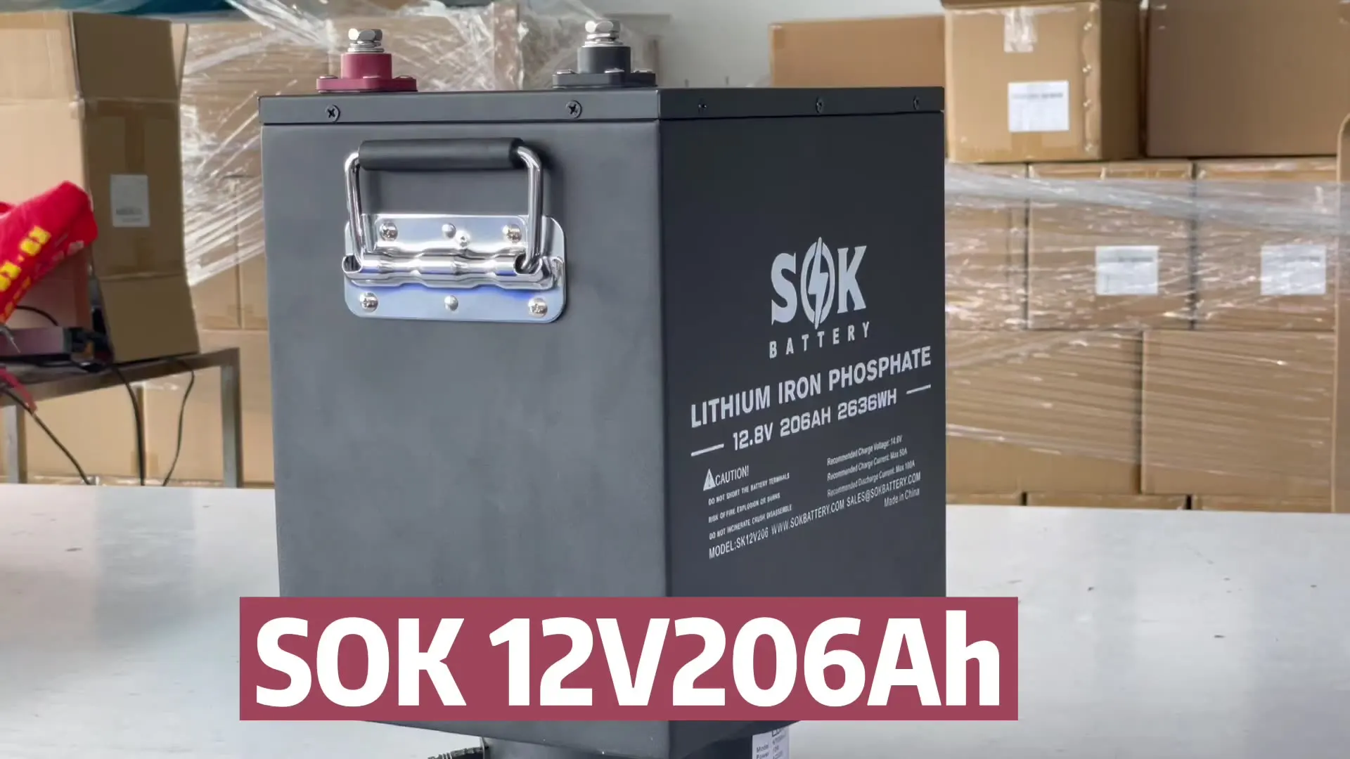 In stock, Free Delivery SOK 12V 206Ah LiFePO4 Lithium Iron Phosphate Battery Pack
In stock, Free Delivery SOK 12V 206Ah LiFePO4 Lithium Iron Phosphate Battery Pack