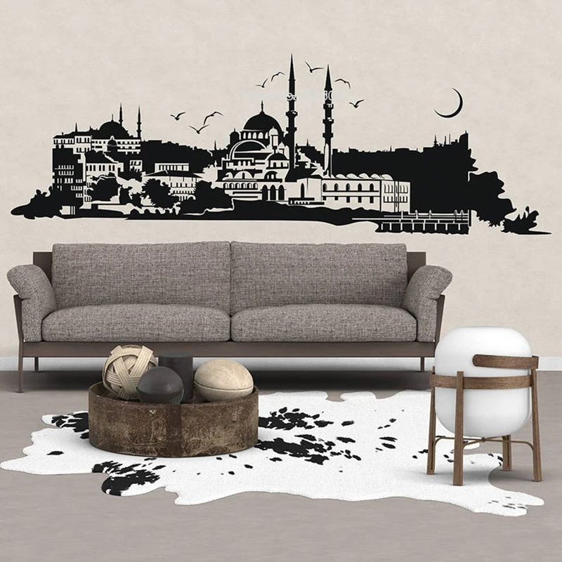 Istanbul Wall Decals Hagia Sophia Decor Art Vinyl Stickers Turkey Skyline City Church Wallpaper Mosque Islamic Sea Mural LL897
Istanbul Wall Decals Hagia Sophia Decor Art Vinyl Stickers Turkey Skyline City Church Wallpaper Mosque Islamic Sea Mural LL897