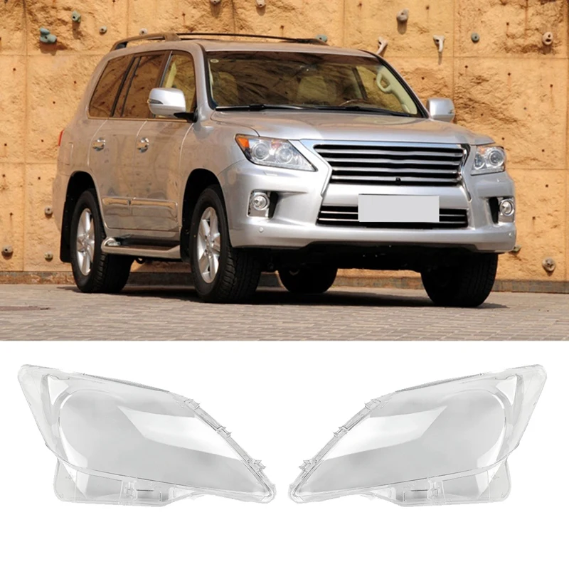 1Pair Car Front Headlight Head Light Lamp Lens Shell Cover Replacement for Lexus LX570 2011 2012 2013 2014 2015
1Pair Car Front Headlight Head Light Lamp Lens Shell Cover Replacement for Lexus LX570 2011 2012 2013 2014 2015