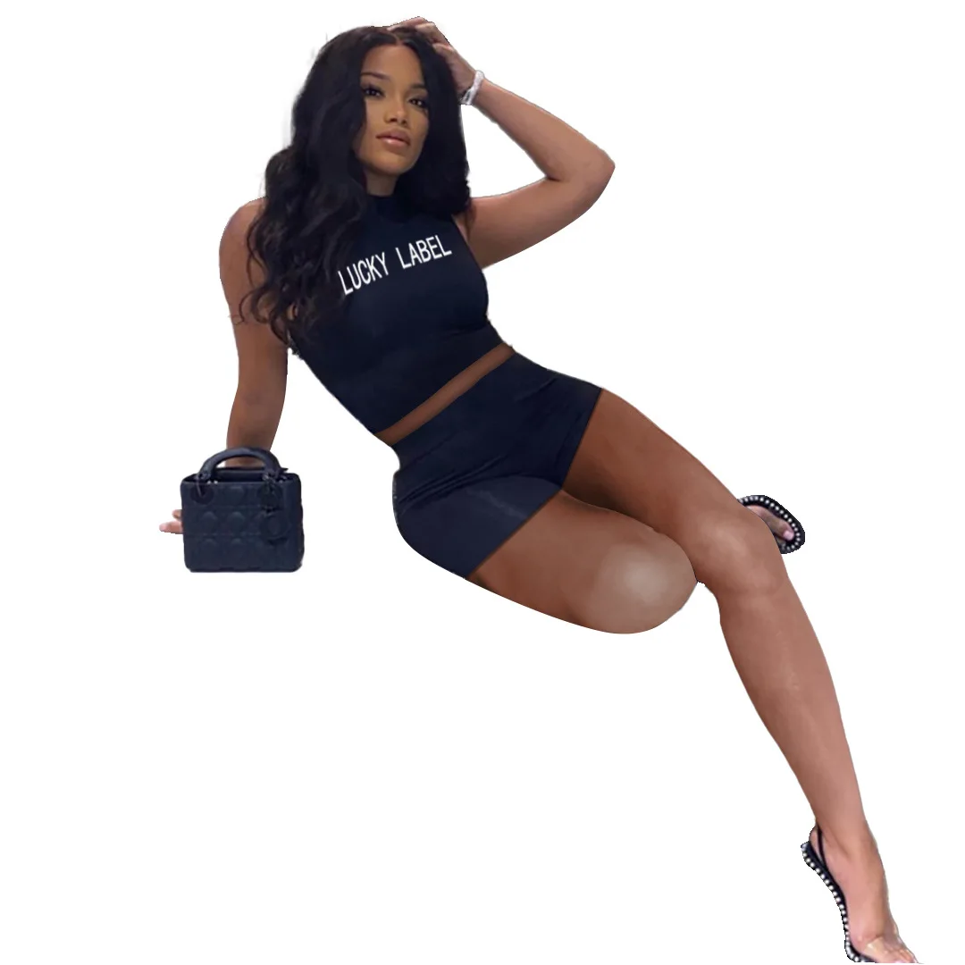 RStylish Letter Print Women Tracksuit Sporty Two Piece Set Vest Crop Tank Top Biker Shorts 2021 Summer Female Home Suit Outfits
RStylish Letter Print Women Tracksuit Sporty Two Piece Set Vest Crop Tank Top Biker Shorts 2021 Summer Female Home Suit Outfits