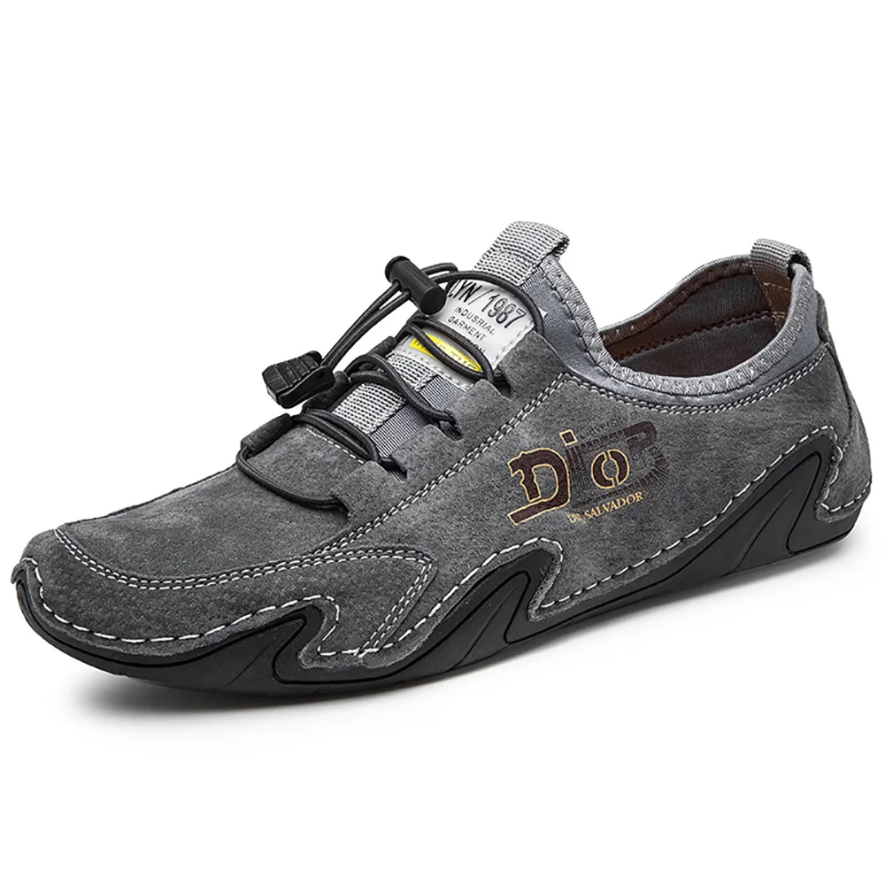 High Quality Designer Mens Casual Shoes Men Outdoor Quality Leather Loafers Man Flats Shoes Moccasins For Men Shoes Big Size