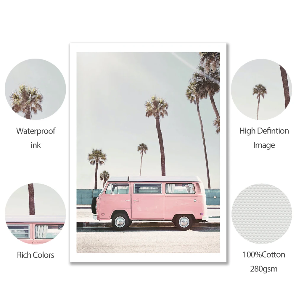 Modern Landscape Canvas Paintings Art Plant Pink Retro Van Wall Art Posters And Prints Pictures For Living Room Art Home Decor
Modern Landscape Canvas Paintings Art Plant Pink Retro Van Wall Art Posters And Prints Pictures For Living Room Art Home Decor